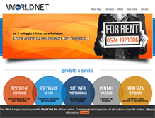 Tablet Screenshot of hosting.worldnet.it